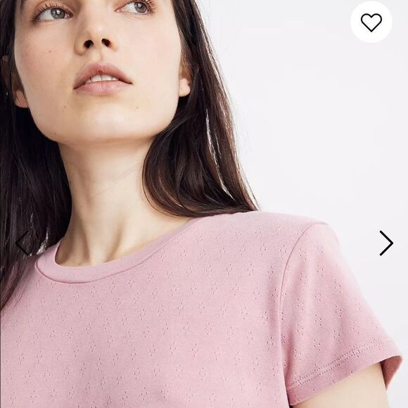 Madewell x Rivet & Thread Ponitelle Vintage Shrunken Pink Tee - Picture 4 of 9